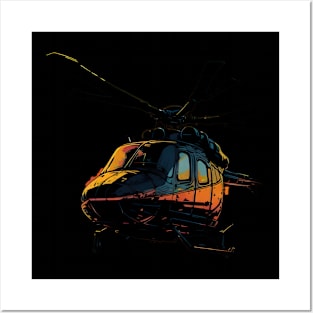 Helicopter pilot Posters and Art